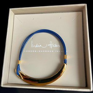 New in Box India Hicks The Hook Bracelet - Navy
